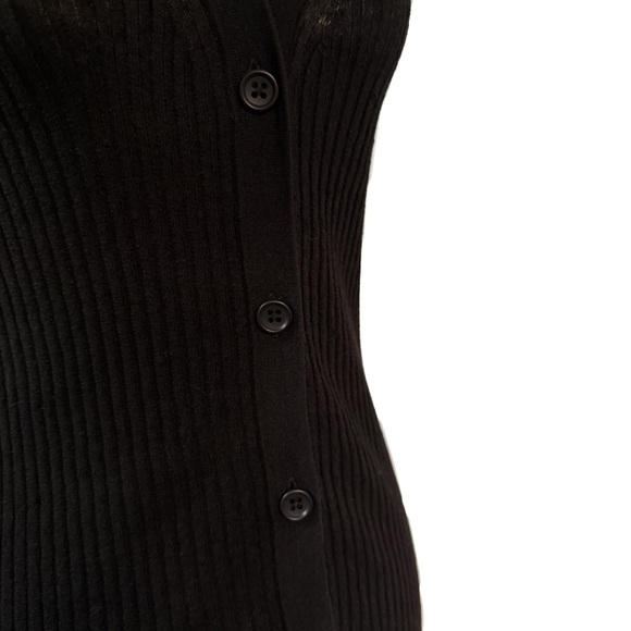 James Perse Lightweight Ribbed Linen Knit Vest Tank - Picture 2 of 4